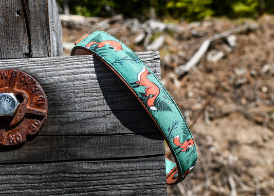 Spring Foxes Dog Collar