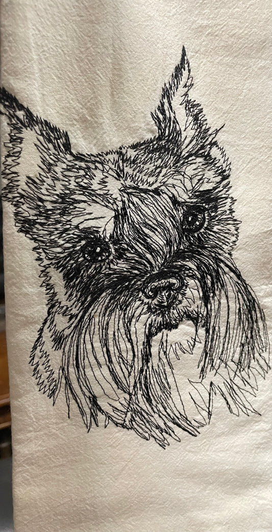 Schnazer Tea Towel