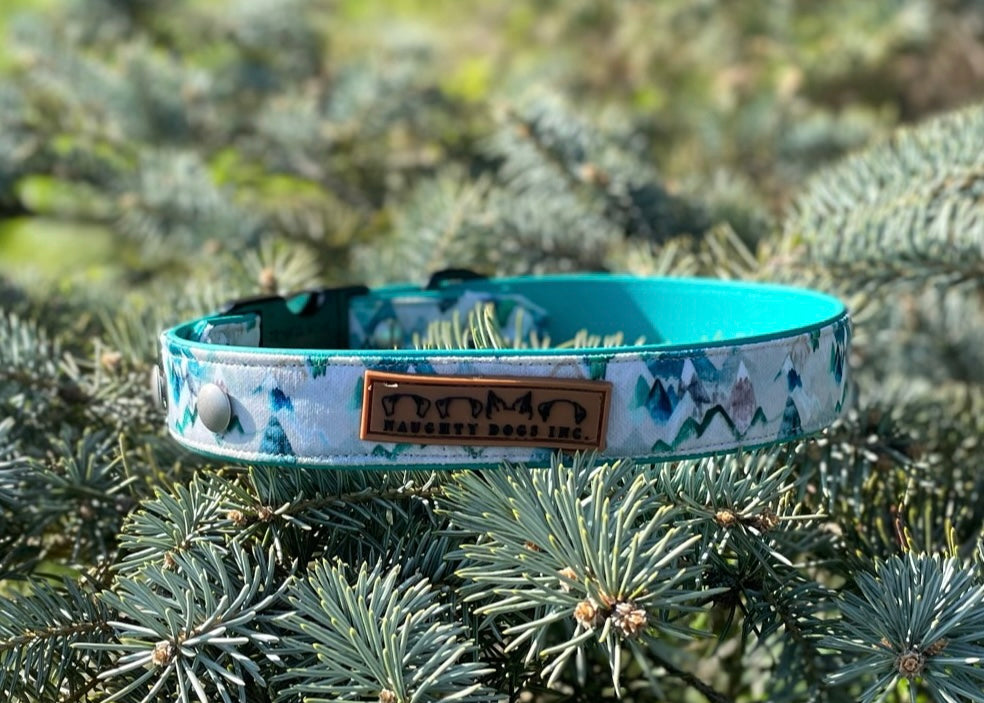 Morning Mountains Dog Collar