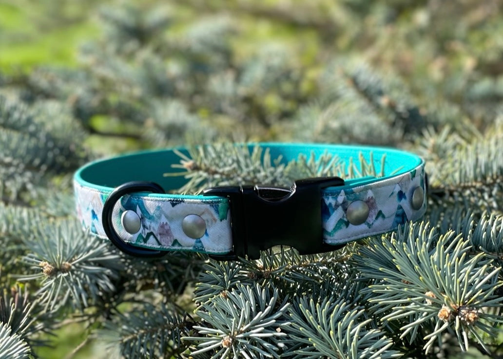 Morning Mountains Dog Collar