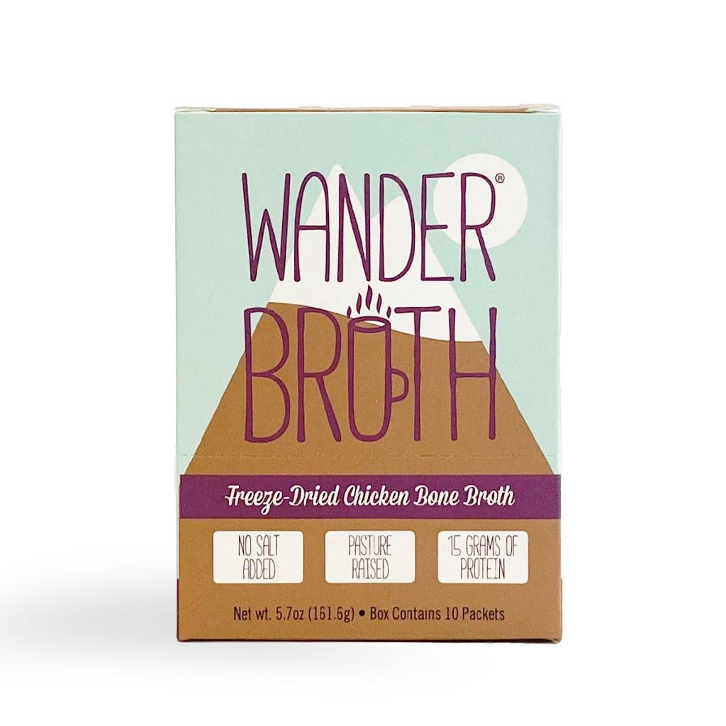 Freeze-Dried Pastured Chicken Bone Broth (No Salt Added)