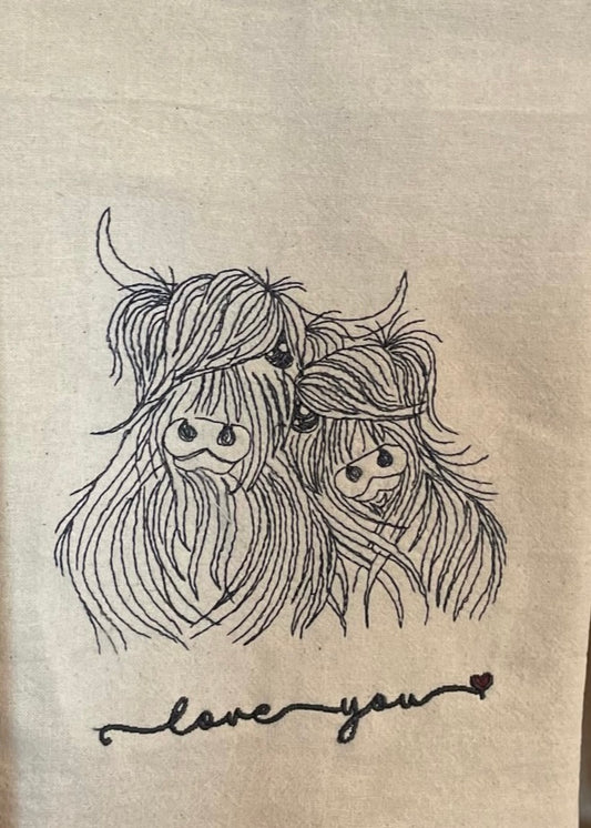 Yak Love Tea Towel