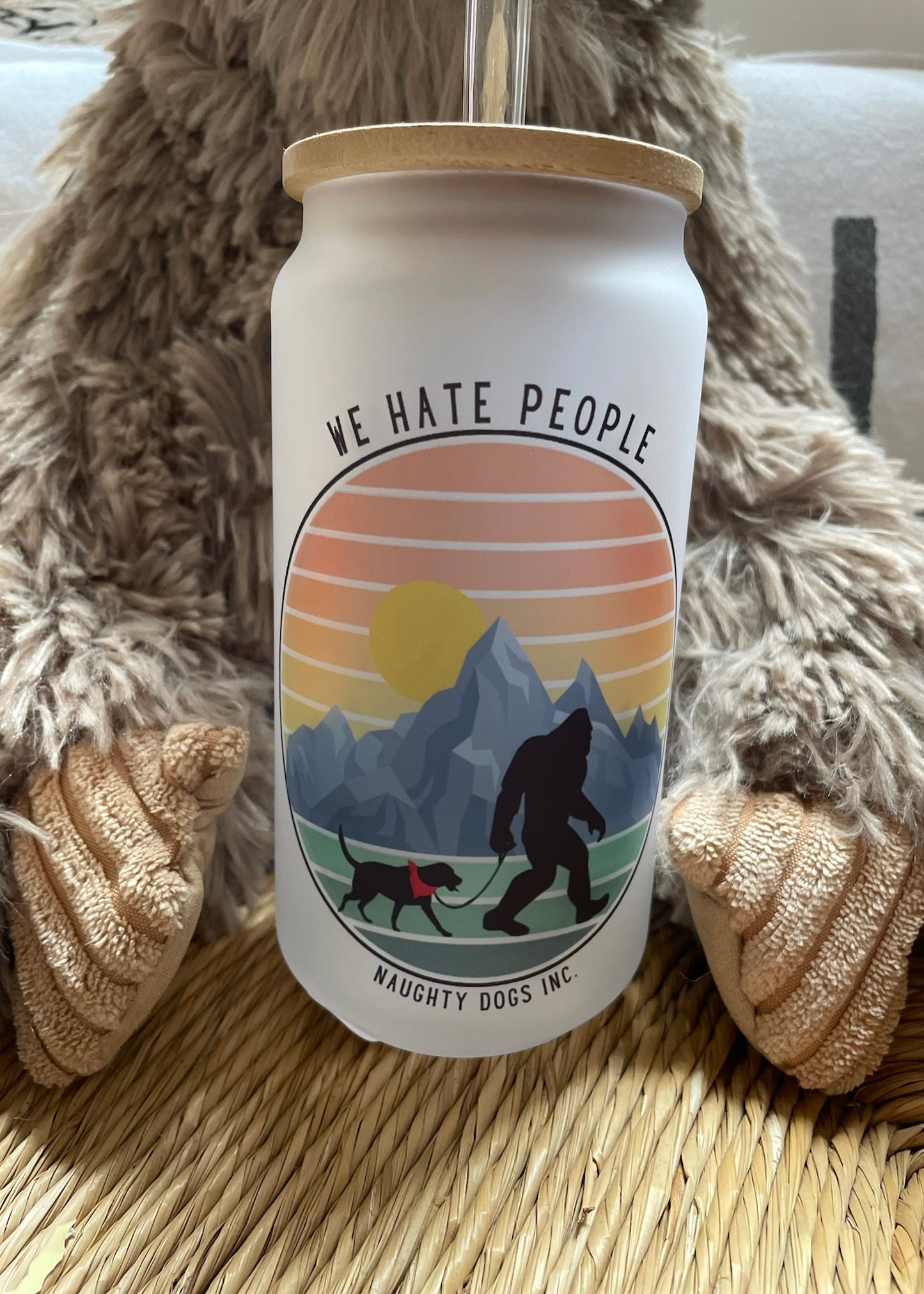 Frosted BigFoot Glass