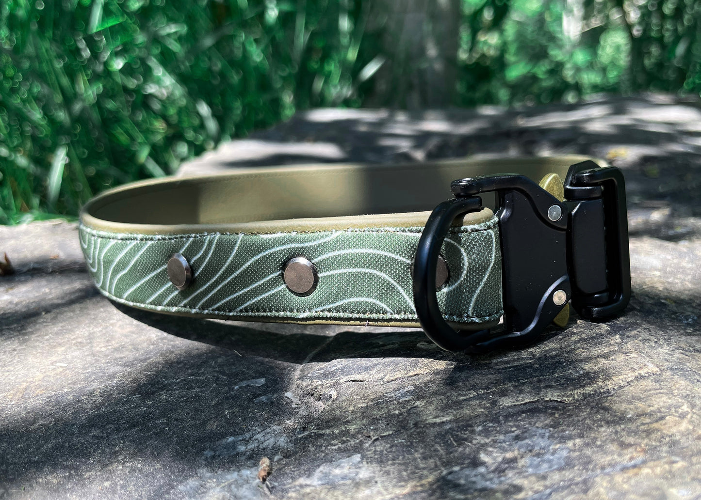 Natural Topo Dog Collar