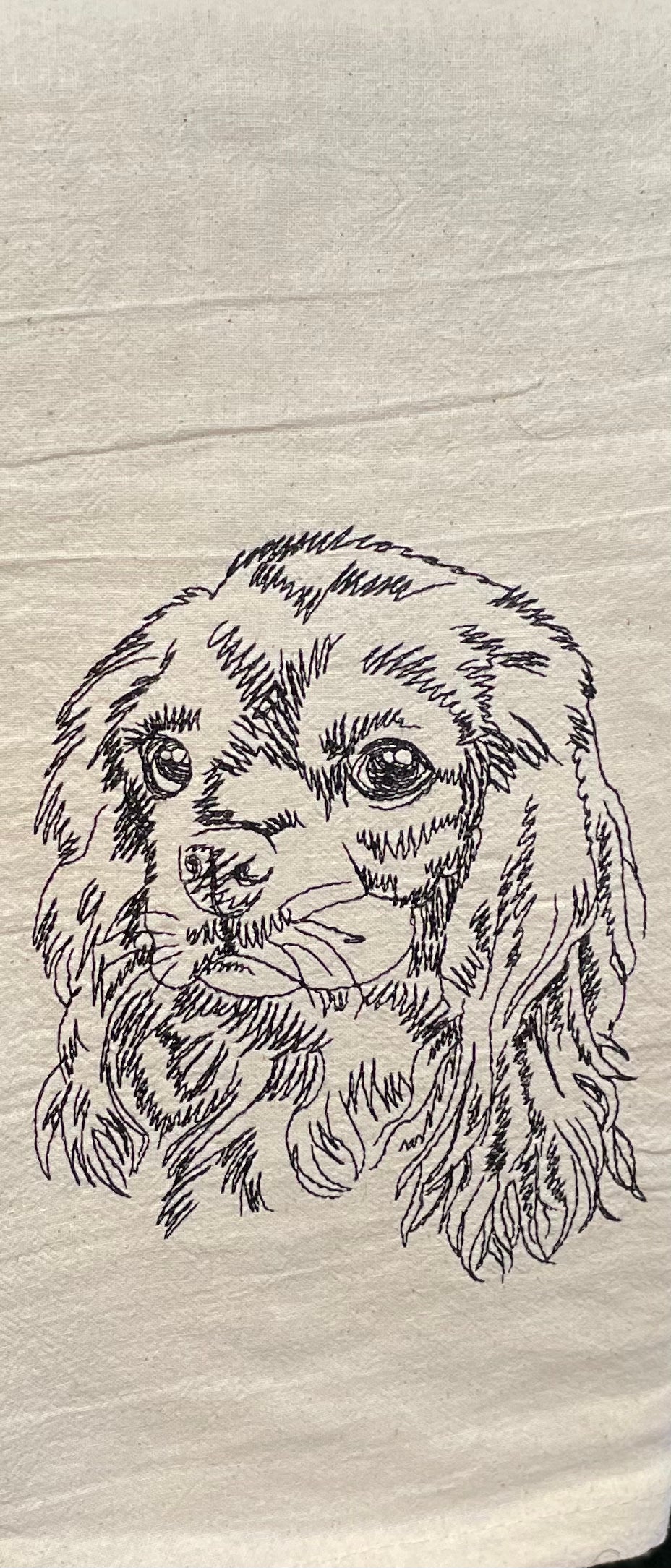 Spaniel Tea towel