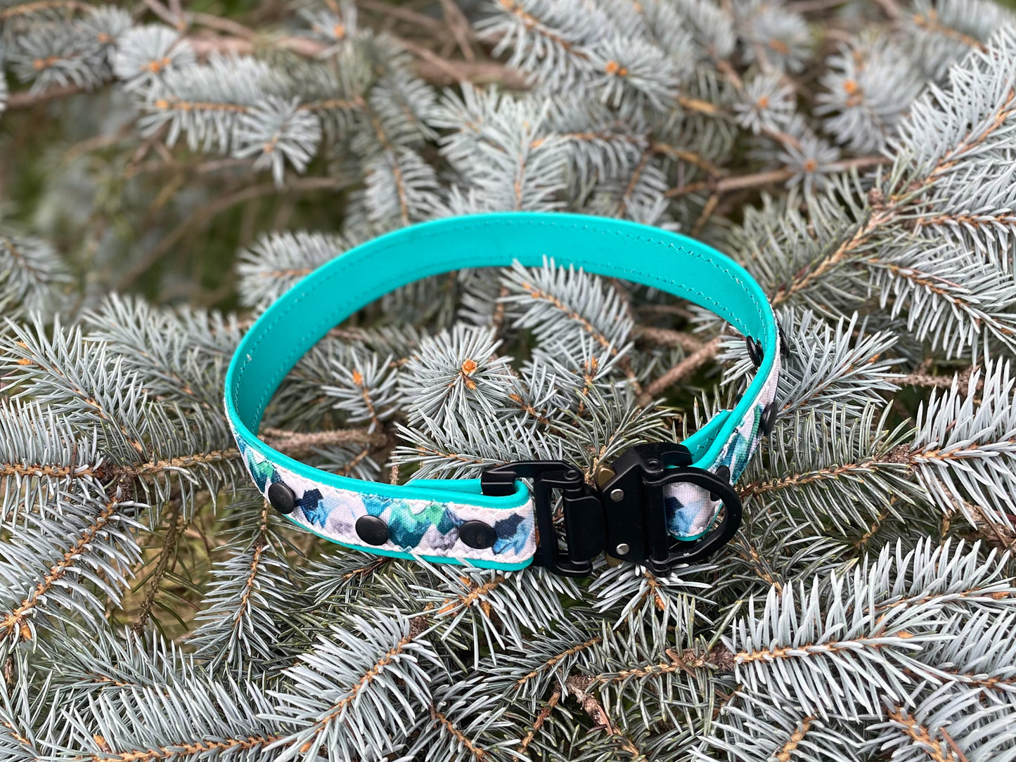 Morning Mountains Dog Collar