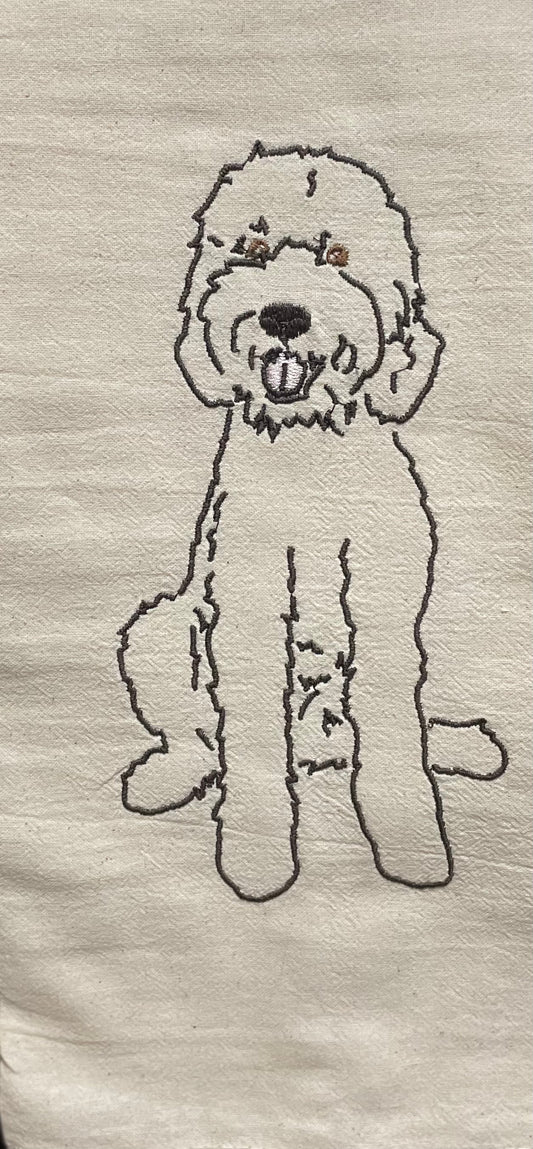 Doodle Tea towel