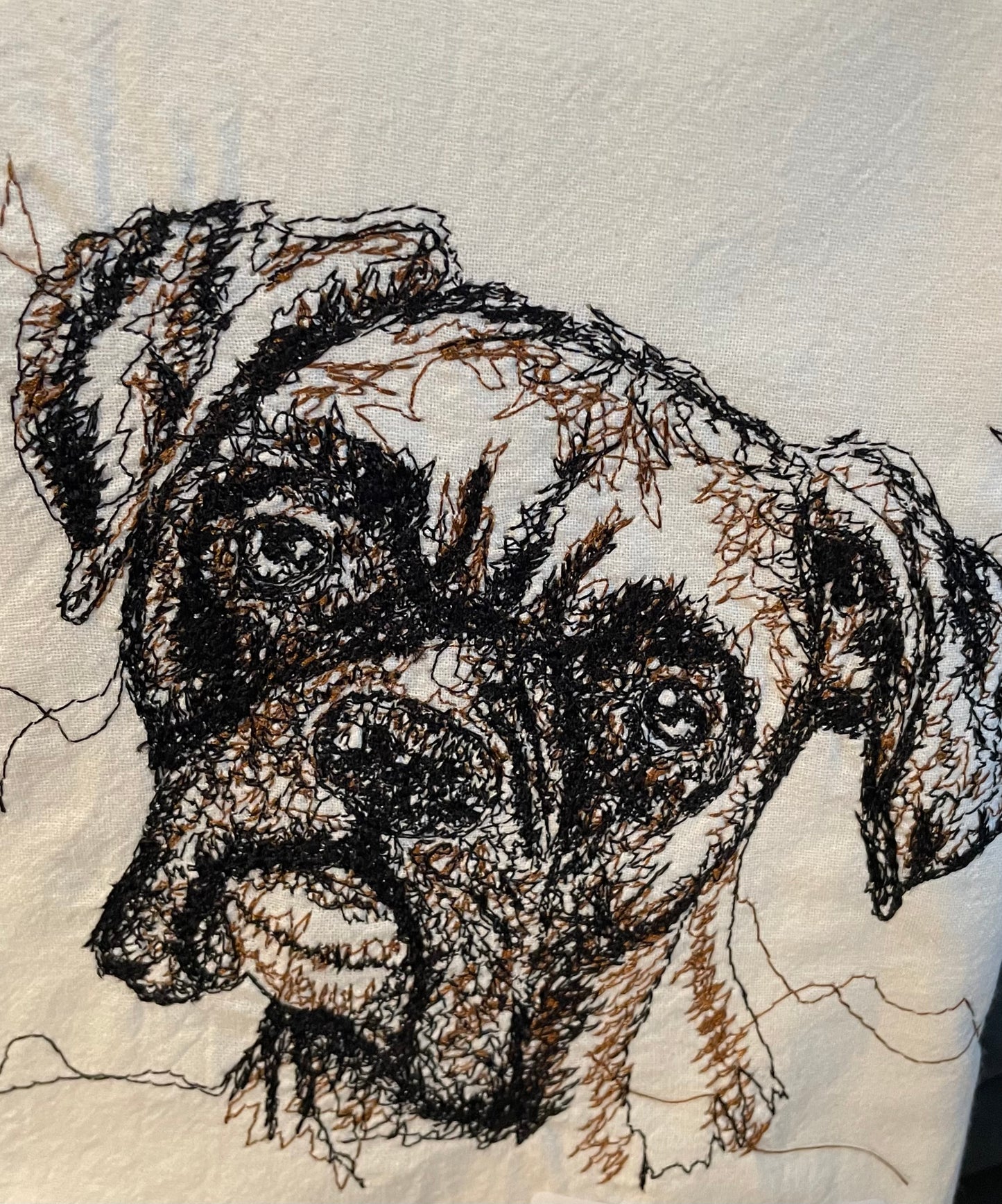 Boxer Tea Towel