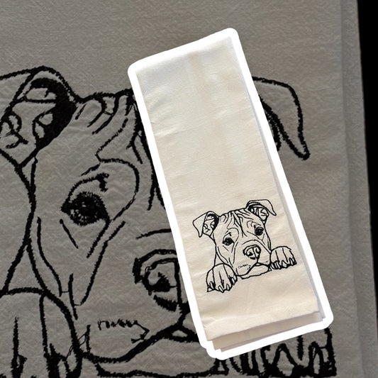 Pittie Tea Towel