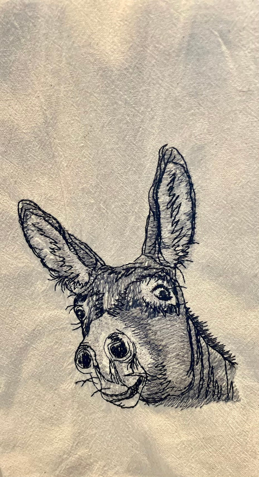 Donkey Tea Towel